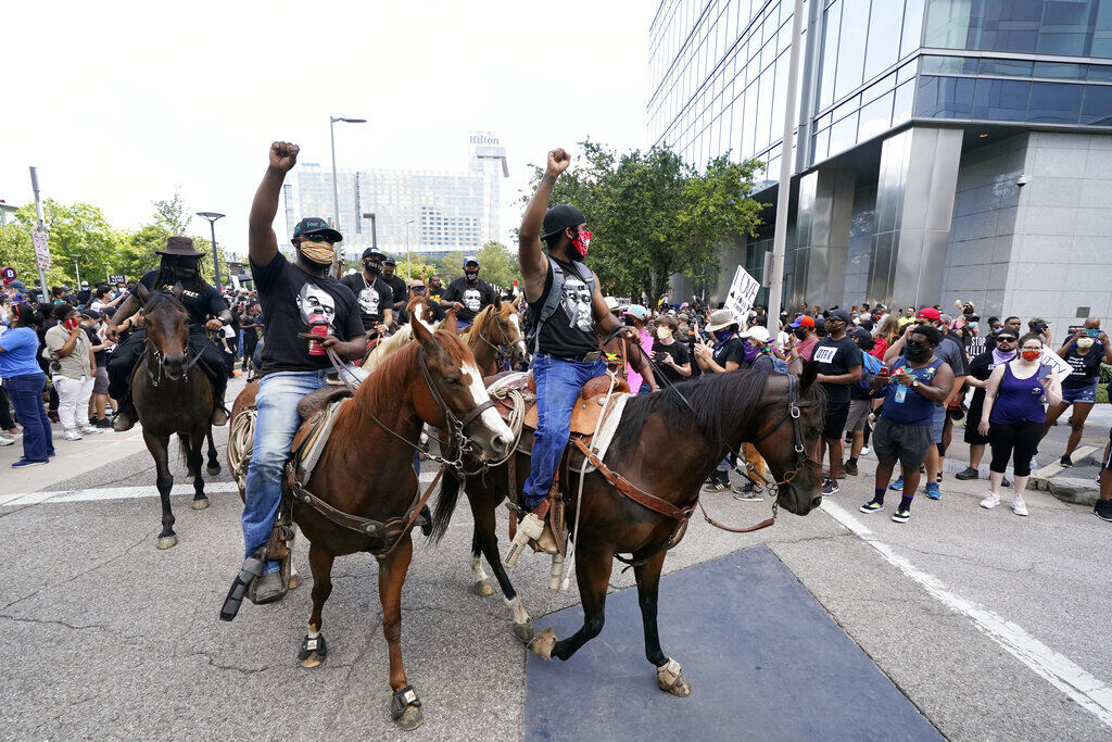 APTOPIX America Protests Houston
